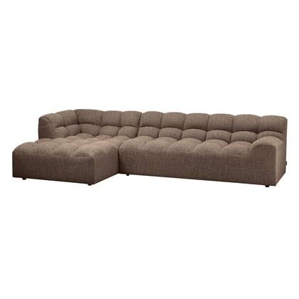 Woood Chaise Longue Links Allure - Polyester - Bruin - 79x324x165