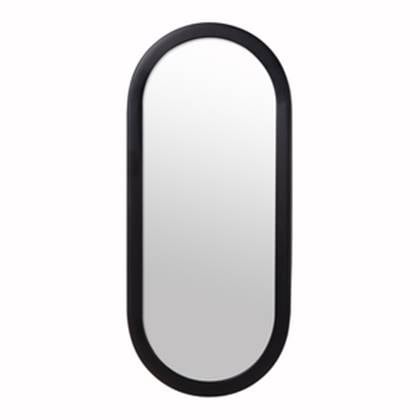 vtwonen Oval Spiegel H 70 x B 30 cm Zwart