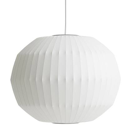 HAY Nelson Angled Sphere Bubble Hanglamp M - Off White