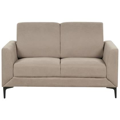 Beliani - FENES - Tweezitsbank - Taupe - Polyester Beige