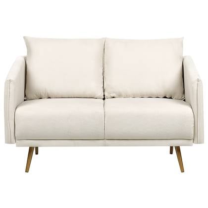 Beliani - MAURA - Tweezitsbank - Licht - Polyester Beige