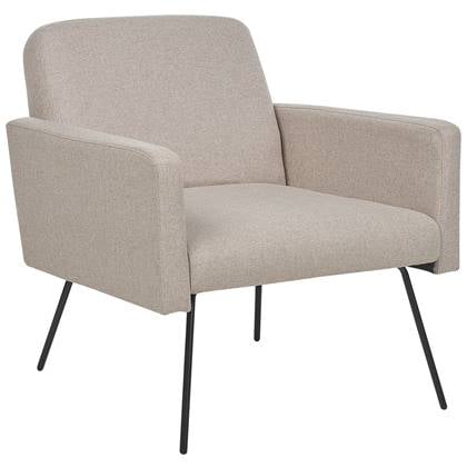 Beliani - NARKEN - Fauteuil - Beige - Polyester