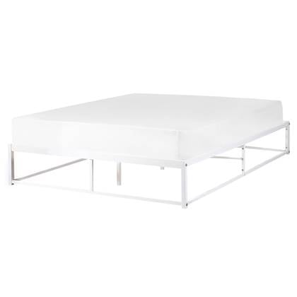 Beliani - VIRY - Tweepersoonsbed - Wit - 160 x 200 cm - Metaal