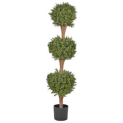 Beliani - BUXUS BALL TREE - Kunstplant - Groen - 154 cm - Synthetisch