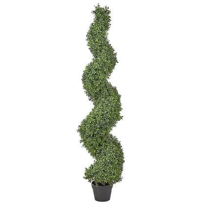 Beliani - SPIRAL TREE - Kunstplant - Groen - 158 cm - Synthetisch
