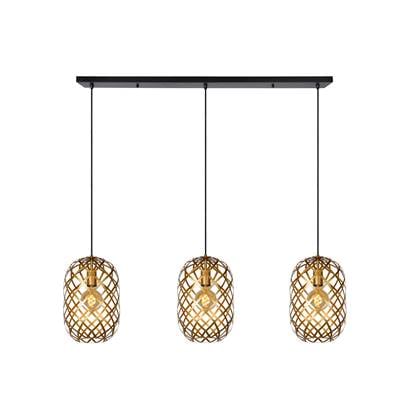 Lucide WOLFRAM Hanglamp - Mat Goud | Messing