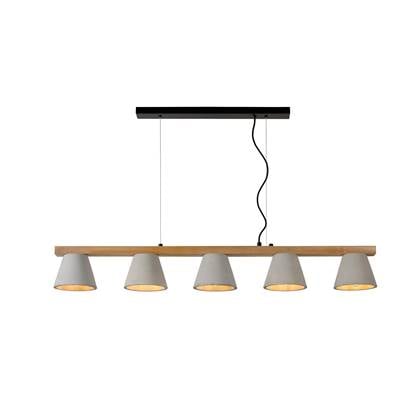 Lucide POSSIO Hanglamp 5xE14 - Taupe