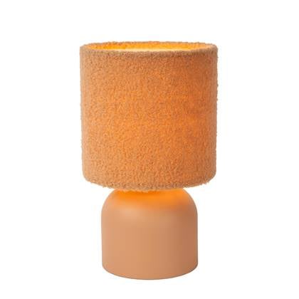 Lucide WOOLLY Tafellamp - Okergeel afbeelding
