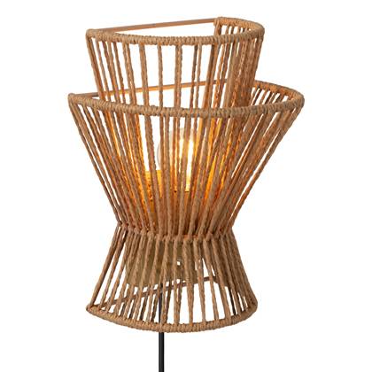 Lucide TASMAN Wandlamp - Naturel Bruin