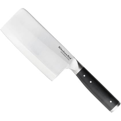 KitchenAid Hakmes Gourmet 15 cm + gratis mesbeschermer Zwart
