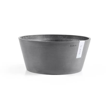 ECOPOTS Frankfurt rond 40 cm grijs