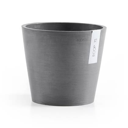 Ecopots Amsterdam 20 - Grey - Ø20 x H17,1 cm - Ronde grijze bloempot / plantenpot