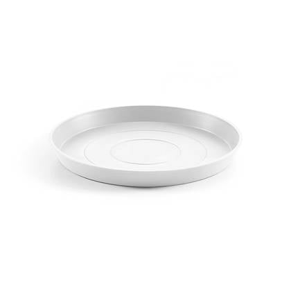 Ecopots Saucer Round - Pure White - Ø44,5 x H3,5 cm - Ronde witte onderschotel