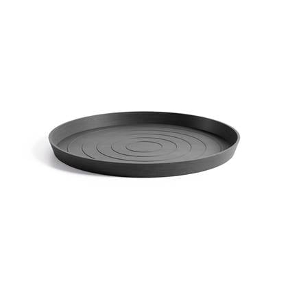 Ecopots Saucer Round - Dark Grey - Ø58,7 x H4,5 cm - Ronde donkergrijze onderschotel