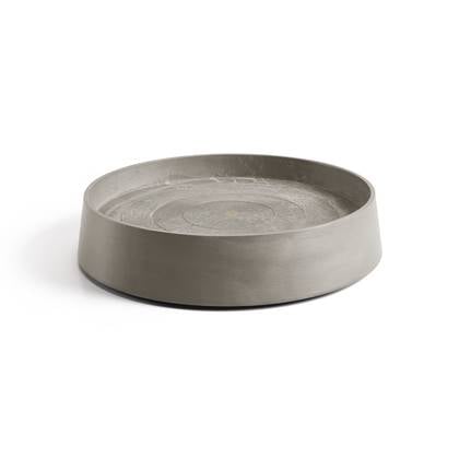 Ecopots Saucer Wheels Oslo - Taupe - Ø50 x H10,5 cm - Ronde taupe onderschotel op wielen