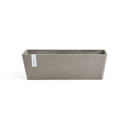 Ecopots Bruges 66 - Taupe - 65,3 x 16,3 x H17 cm - Rechthoekige taupe bloempot / plantenbak