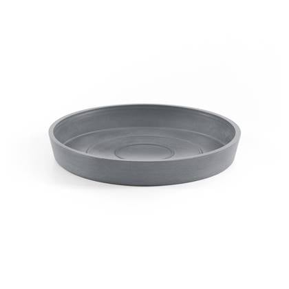 Ecopots Saucer Round - Blue Grey - Ø15 x H2,5 cm - Ronde blauwgrijze onderschotel