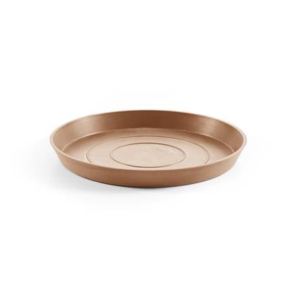 Ecopots Saucer Round - Terra - Ø21 x H2,5 cm - Ronde terrakleurige onderschotel