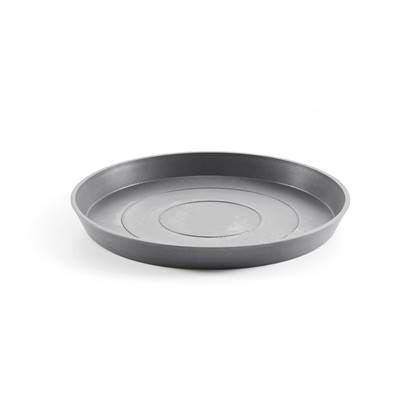 Ecopots Saucer Round - Grey - Ø50,5 x H3,5 cm - Ronde grijze onderschotel