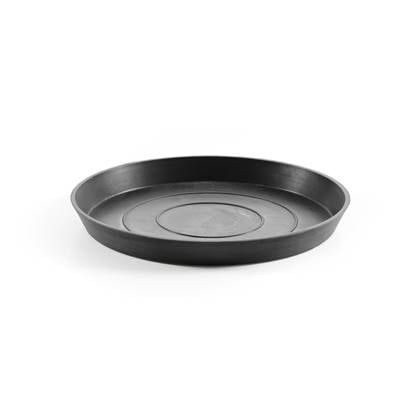 Ecopots Saucer Round - Dark Grey - Ø21 x H2,5 cm - Ronde donkergrijze onderschotel