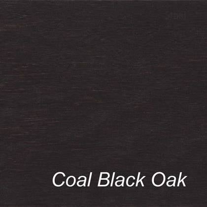 QLiv Cross tafel ovaal 260x110 Coal Black Eiken