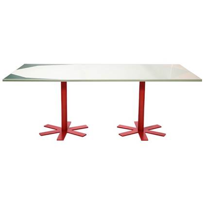 Petite Friture Parrot tafel 90x200 lichtgroen-donkergroen patroon