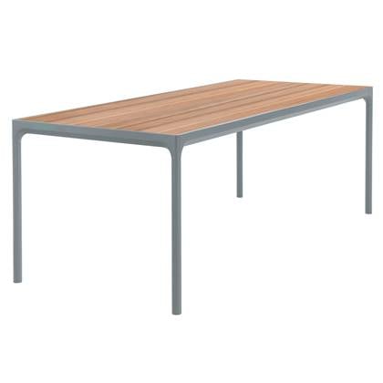 Four Outdoor tafel - aluminium grijs - 90 x 210 cm