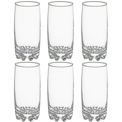 Secret de Gourmet Longdrink glazen - 6x stuks - 380 ml Transparant