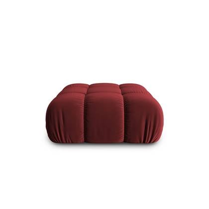 Milo Casa Tropea Modulair Bank Element - Hocker - Bordeauxrood