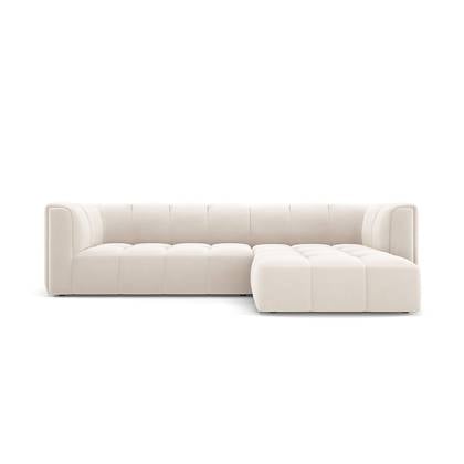 Micadoni Serena Hoekbank met Chaise Longue Rechts - Lichtbeige