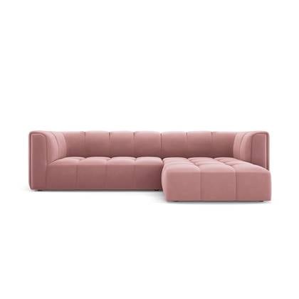 Micadoni Serena Hoekbank met Chaise Longue Rechts - Roze