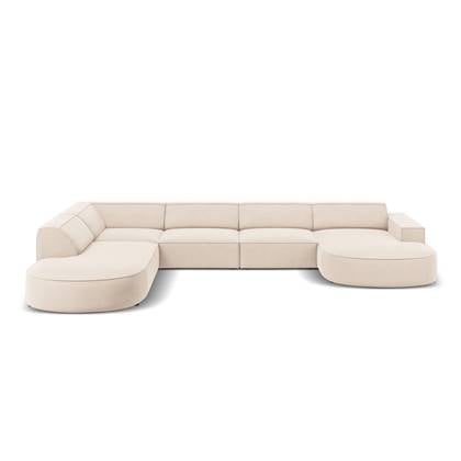 Micadoni U-bank Jodie velvet Chaise longue links