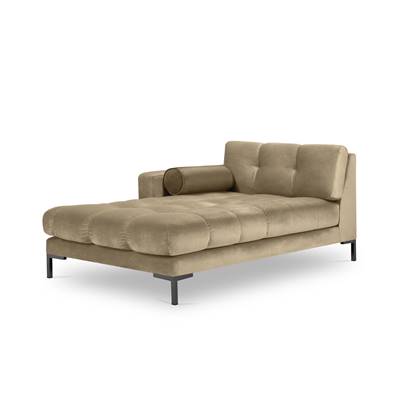 Cosmopolitan Design Chaise longue Bali links velvet