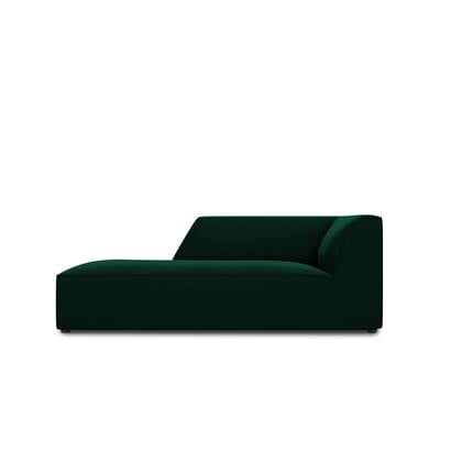 Windsor & Co Sao Chaise Longue Links - Velvet - Flessengroen