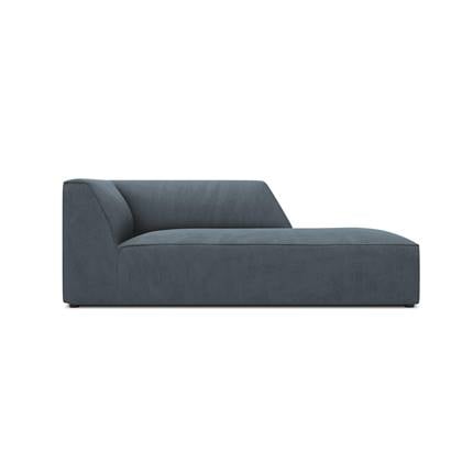 Windsor & Co Sao Chaise Longue Rechts - Ribstof - Blauw