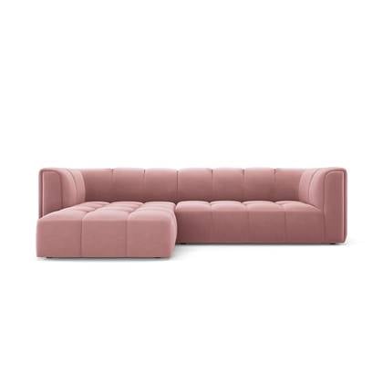 Micadoni Serena Hoekbank met Chaise Longue Links - Roze