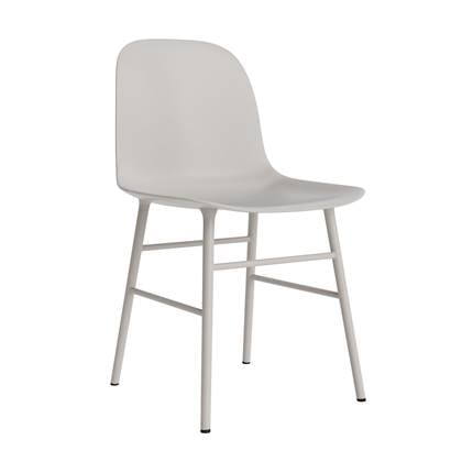 Normann Copenhagen Form Stoel - Staal - Warm Grijs