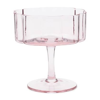 Rivièra Maison Riviera Maison Wijnglas Roze - Julie Bubbles - Glas (ØxH) 10x10.5