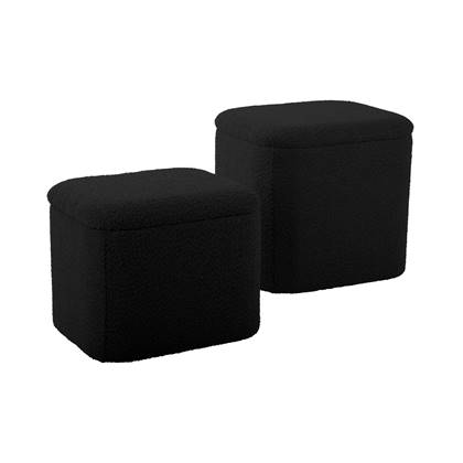 Leitmotiv - Pouf Set Ada Storage