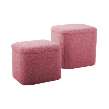 Leitmotiv - Pouf Set Ada Storage