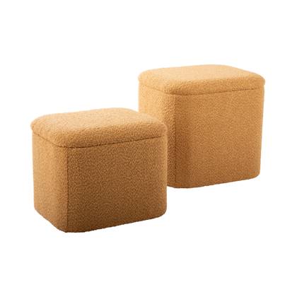 Leitmotiv - Pouf Set Ada Storage