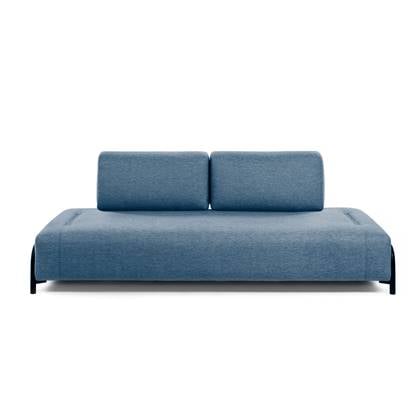 Kave Home - Modulaire 3-zitsbank Compo blauw met 232 cm