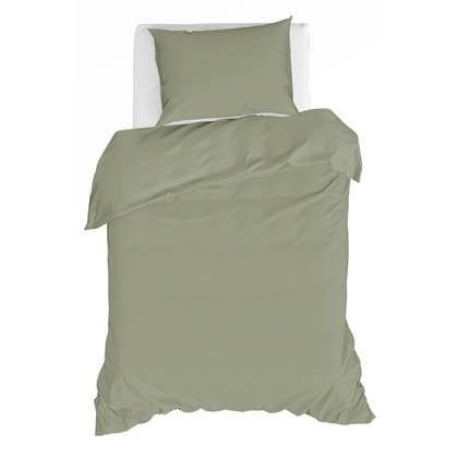 By fonQ Fresh Dekbedovertrek 140 x 200/220 cm - Sage Green