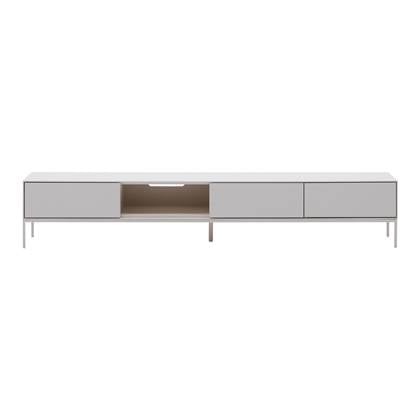 Kave Home - Vedrana-TV-meubel met 3 laden gelakt MDF 195 x 35 cm Wit