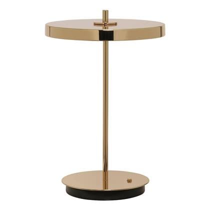 Umage Asteria tafellamp LED oplaadbaar Ø20 Polished Brass