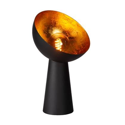 Atmooz Hopi - Tafellamp - Zwart en Goud - Metaal - 43 cm