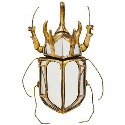 Kare Wanddecoratie Beetle Mirror