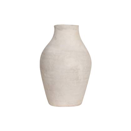 Raw Materials - Chalk vase Sayala - Sandy white