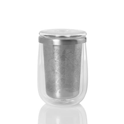 AdHoc - Theeglas met Theefilter, Dubbelwandig, 0.4 L - AdHoc | Fusion