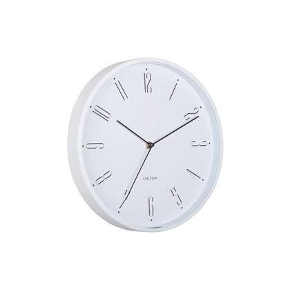 Karlsson - Wall Clock Regal Numbers Wit